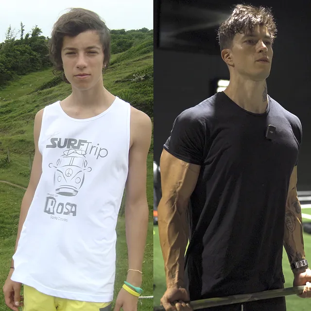 Hermes, before and after training with Hermes